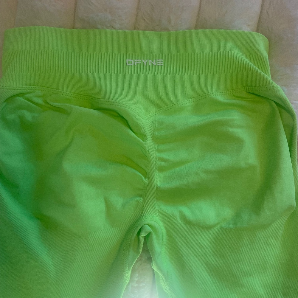 Lime green dfyne leggings